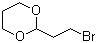 structure of CAS# 33884-43-4, 2-(2-Bromoethyl)-1,3-dioxane;2-Bromopropanal 1,3-propanediol acetal