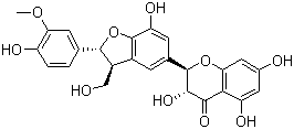 结构式 CAS# 33889-69-9, 水飞蓟亭