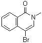4-溴-2-甲基-1(2H)-异喹啉酮分子结构 (CAS 33930-63-1)