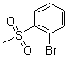 1-溴-2-(甲基磺酰基)苯分子结构 (CAS 33951-33-6)