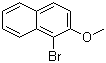 1-溴-2-甲氧基萘分子结构 (CAS 3401-47-6)