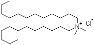双十二烷基二甲基氯化铵分子结构 (CAS 3401-74-9)