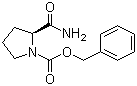 (S)-1-N-苄氧羰基脯氨酰胺分子结构 (CAS 34079-31-7)
