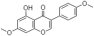 4',7-二甲氧基-5-羟基异黄酮分子结构 (CAS 34086-51-6)