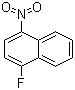 结构式 CAS# 341-92-4, 1-氟-4-硝基萘