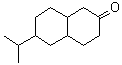 八氢-6-(1-甲基乙基)-2(1H)-萘酮分子结构 (CAS 34131-98-1)