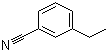 3-乙基苯腈分子结构 (CAS 34136-57-7)