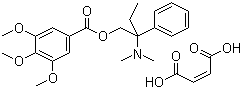 Trimebutine maleate molecular structure (CAS 34140-59-5)