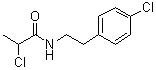 2-氯-N-[2-(4-氯苯基)乙基]丙酰胺分子结构 (CAS 34164-14-2)