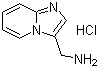 structure of CAS# 34164-92-6, Imidazo[1,2-a]pyridin-3-ylmethanamine hydrochloride