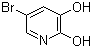 5-溴-2,3-羟基吡啶分子结构 (CAS 34206-49-0)