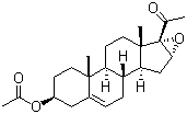 16,17-环氧孕烯醇酮醋酸酯分子结构 (CAS 34209-81-9)