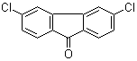 3,6-二氯芴酮分子结构 (CAS 34223-82-0)