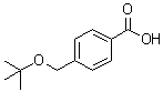 4-[(叔丁氧基)甲基]苯甲酸分子结构 (CAS 34224-31-2)