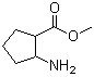 2-氨基环戊烷羧酸甲酯分子结构 (CAS 342419-20-9)