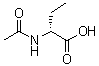 D-2-(乙酰氨基)丁酸分子结构 (CAS 34271-27-7)
