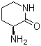 (S)-3-氨基哌啶-2-酮分子结构 (CAS 34294-79-6)