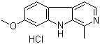 盐酸去氢骆驼蓬碱分子结构 (CAS 343-27-1)