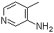 3-氨基-4-甲基吡啶分子结构 (CAS 3430-27-1)