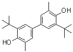 3,3'-二叔丁基-4,4'-二羟基-5,5'-二甲基联苯分子结构 (CAS 3432-00-6)