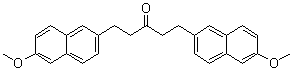 1,5-二(6-甲氧基-2-萘基)-3-戊酮分子结构 (CAS 343272-53-7)