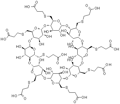 结构式 CAS# 343306-71-8, Sugammadex