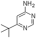6-叔丁基嘧啶-4-胺分子结构 (CAS 3435-27-6)