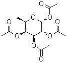 6-脱氧-alpha-D-吡喃半乳糖四乙酸酯分子结构 (CAS 34371-40-9)