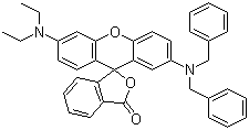 2'-(二苄基氨基)-6'-(二乙氨基)荧烷分子结构 (CAS 34372-72-0)