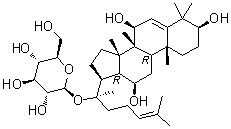 人参皂苷 Rh7分子结构 (CAS 343780-68-7)