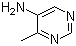 5-氨基-4-甲基嘧啶分子结构 (CAS 3438-61-7)