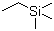 乙基三甲基硅烷分子结构 (CAS 3439-38-1)