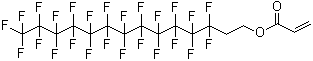 2-(全氟十二烷基)乙基丙烯酸酯分子结构 (CAS 34395-24-9)