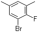 1-溴-2-氟-3,5-二甲基苯分子结构 (CAS 344-16-1)