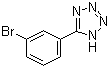 5-(3-溴苯基)-1H-四氮唑分子结构 (CAS 3440-99-1)