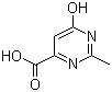 6-Hydroxy-2-methylpyrimidine-4-carboxylic acid molecular structure (CAS 34415-10-6)