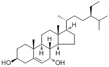 3beta,7alpha-二羟基豆甾-5-烯分子结构 (CAS 34427-61-7)