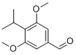 4-Isopropyl-3,5-dimethoxybenzaldehyde molecular structure (CAS 344396-19-6)