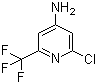 2-氯-4-氨基-6-三氟甲基吡啶分子结构 (CAS 34486-22-1)
