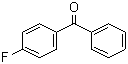 structure of CAS# 345-83-5, 4-Fluorobenzophenone;(4-Fluorophenyl)phenyl-methanone