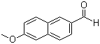 6-甲氧基-2-萘甲醛分子结构 (CAS 3453-33-6)