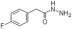 4-氟苯乙酰肼分子结构 (CAS 34547-28-9)