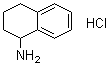 1,2,3,4-四氢-1-萘胺盐酸盐分子结构 (CAS 3459-02-7)