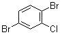 1,4-二溴-2-氯苯分子结构 (CAS 3460-24-0)