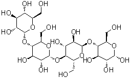 麦芽四糖分子结构 (CAS 34612-38-9)