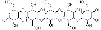 Maltopentaose molecular structure (CAS 34620-76-3)