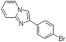 2-(4-溴苯基)咪唑并[1,2-a]吡啶分子结构 (CAS 34658-66-7)
