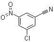 3-氯-5-硝基苯腈分子结构 (CAS 34662-30-1)