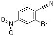 2-溴-4-硝基苯甲腈分子结构 (CAS 34662-35-6)