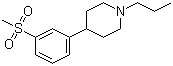 4-[3-(甲磺酰基)苯基]-1-丙基哌啶分子结构 (CAS 346688-38-8)